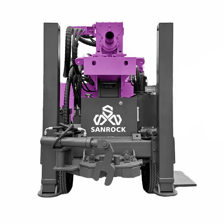 13T Lifting Force Rotary Drilling Rig Portable Hydraulic Water Well Drill Machine