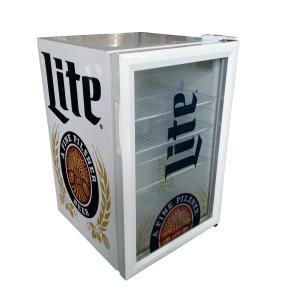 Quality 68L glass door Adjustable Shelves beverage Display Cooler SC68 wholesale