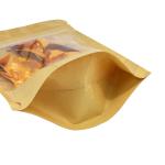 Front Clear Tanding Zipper 20g Kraft Paper Food Bag