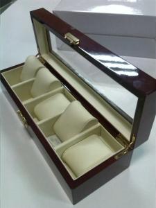 Quality Wooden Watch collection boxes for 5pcs watch wholesale