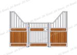 2.2m Height 3.0m Length Hot Galvanized Horse Stable Fronts