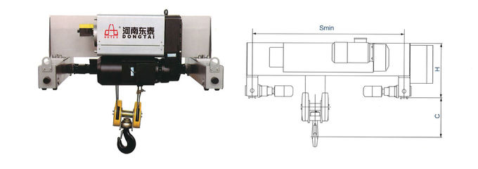 16T 18m European Double Girder Electric Wire Rope Hoist