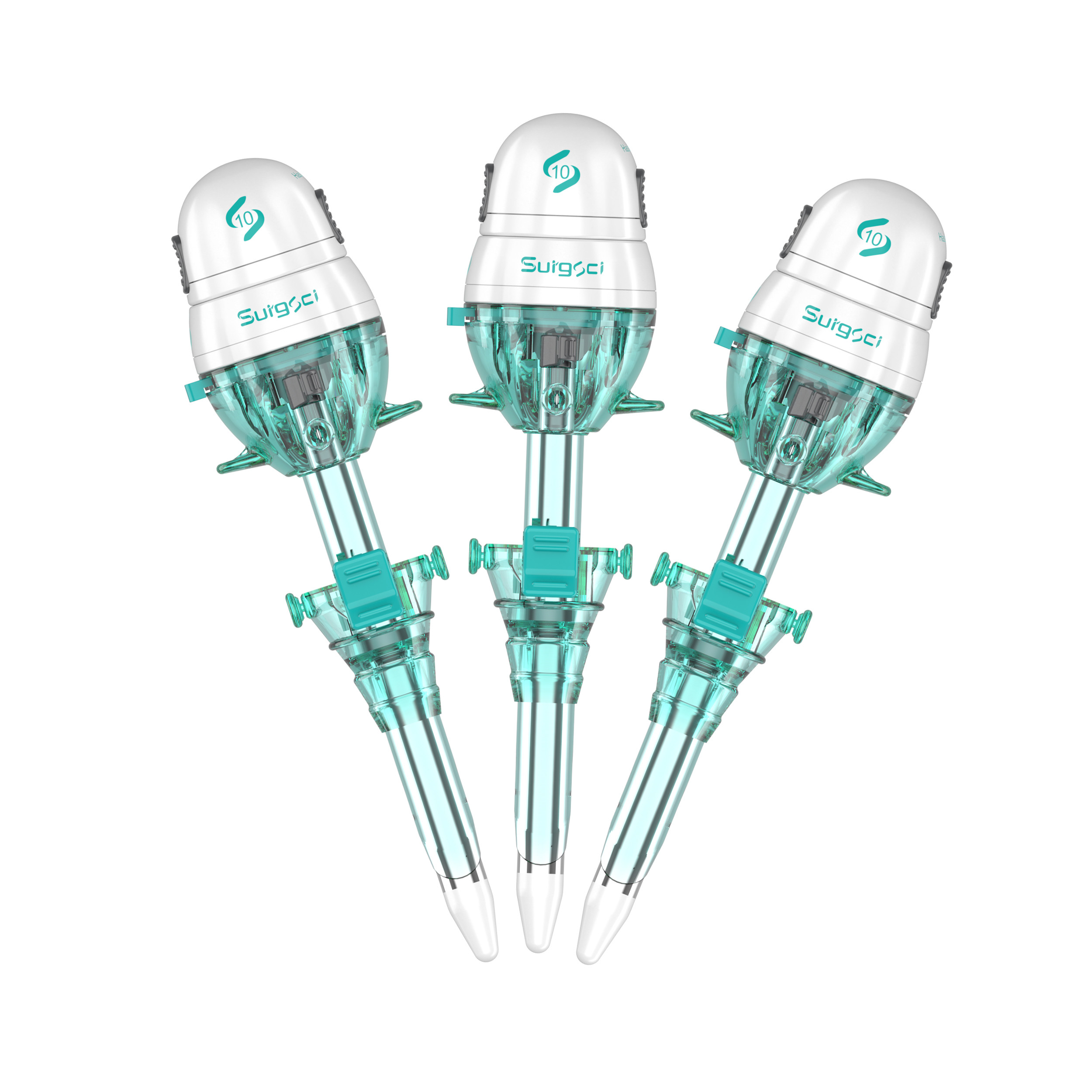 12mm Disposable Hasson Trocar with Blunt Tip Good Fixation Trocar