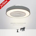 ETL Dimmable 3 Color Bedroom Ceiling Fan Light 20inch