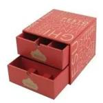 bespoke two drawer packaging confection gift box two drawer chocolate candy gift