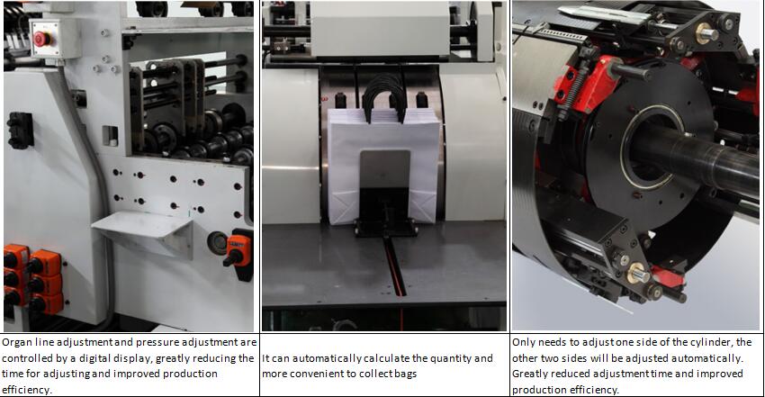34kw 70bags/Min Bottom Bag Window Box Patching Machine
