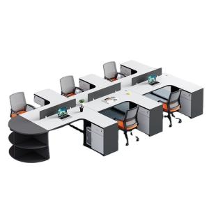 Quality Aluminum Frame Panel/Fabric/Steel Office Desk And Chair Combination wholesale