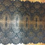 18 CM Wide Underwear Lace Border Strench lace edge in Black color