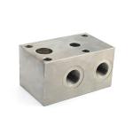 Precision CNC Aluminum Alloy Stainless Steel Valve Block with Ce Tolerance /-0