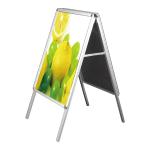 Outdoor Free Standing Frame Sign Double Sided OEM Retail Poster Display