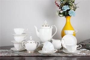 Quality 8.7oz 260ml Thin Fine Floral Regency Bone China Tea Cups wholesale