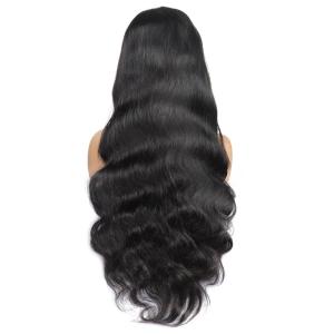 Quality 360 Swiss Lace Frontals Human Hair , 10A Grade Body Wave Peruvian Human Hair Wig wholesale