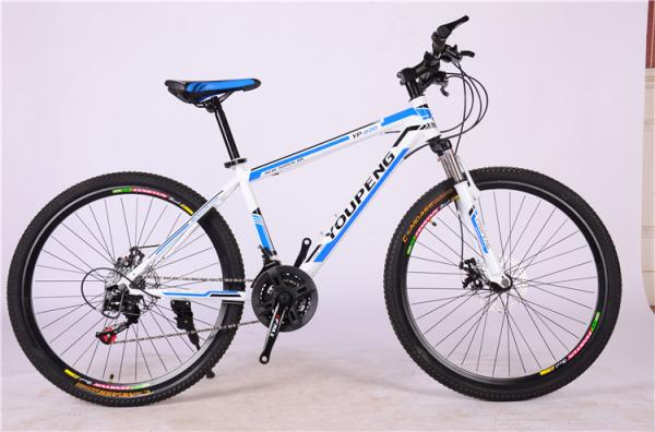 Hot sale OEM 21 speed double wall rim white hi ten steel mountain bike with
