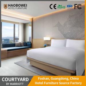 Quality Foshan 4 Star King Size Bedroom Set Marriott Hotel Furniture Bedroom For Customization wholesale