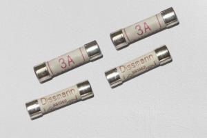 Quality Overloads Protection 7 Amp Inline Fuse British Standard 240VAC Black Colour wholesale