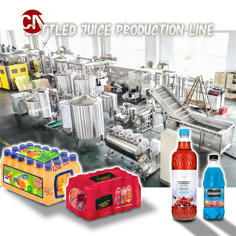 The Complete Water Production Line Includes Blowing/Water Treatment/Filling/Labelling/Wrapping Machines