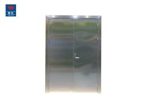 Quality Stainless Steel Double Gates Fire Rated Steel Door Fire Resistant Door wholesale