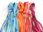 Reflective Multi Colored Shoe Laces For Basketball Player / Sportsman