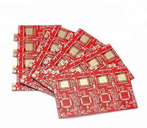 Quality Double Sided Pcb Board 1 Day Quick Service Red Soldermask Immersion Gold wholesale