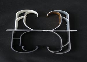Quality 9.5cmx5.5cm Metal 0.3mm Ceiling Mount Curtain Rod Brackets wholesale