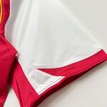 Red Retro Soccer T Shirts White Sleeve Football Retro Jersey