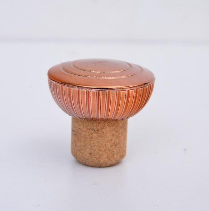 Clear Wine Bottles Stopper 750ml With T Shape Wooden Cap Customized Color Bottle Cap