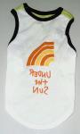 printed pet t-shirts 100% cotton