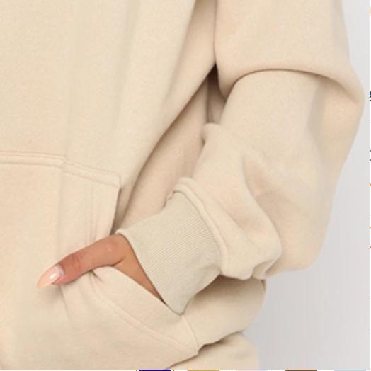 Women Sportswear High Quality Cotton Fleece Custom Women Hoodie with Shorts 2 Piece Set