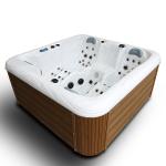 Outdoor Jacuzzi Acrylic Massage Spa Bathtub For 4 Persons For Relaxing