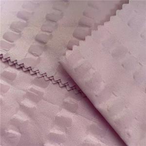 Quality Seersucker Polyester Microfiber Fabrics 75DX150D 140 Gsm 150CM Anti Bacteria wholesale