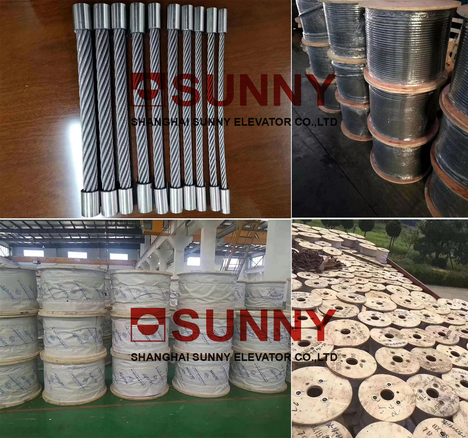 Elevator Safety Components Elevator Parts Wire Ropes With Steel Core PWRC