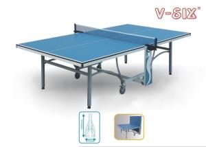 Quality Standard Size Official Size Ping Pong Table , Rollaway Ping Pong Table Safe / Stable wholesale