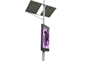 Quality P6 SMD2727 Street Lamp Post LED Display Screen For Advertising wholesale