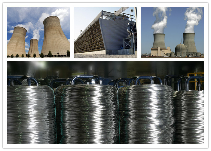 Oxization Wire Size 1.65mm Copper And Nickel Alloy Suit In Cooling Tower