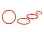 Nitrile NBR Rubber O Ring Encapsulated Excellent Gasoline / Oil Resistant