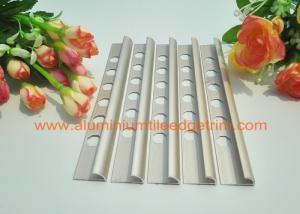 Quality Metal Round Aluminium Tile Edge Trim for Decorative Bathroom wholesale