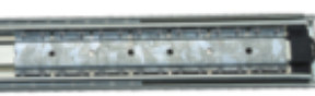 500mm Metal Sliding Track Channel One Year Warranty Fast Delivery
