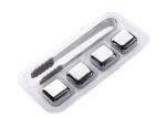 Ice Cube Silver Mirror Polishing Metal Wine Cooler 27MM