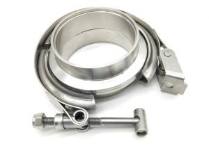 Quality Polished 3 Inch 19mm Titanium V Band Clamp wholesale