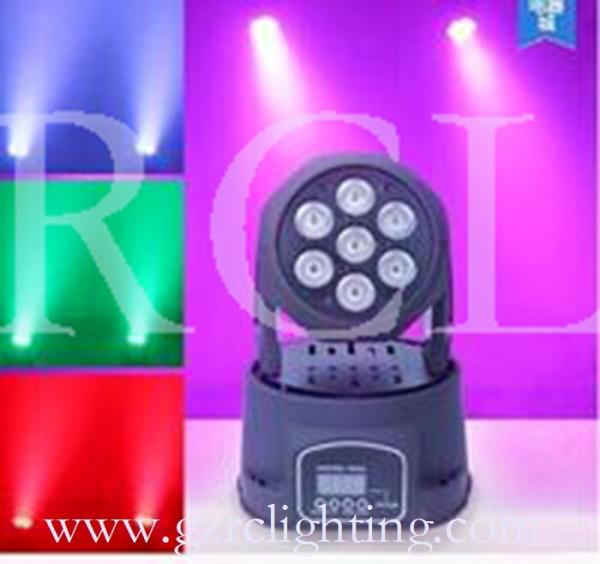Mini 7PCS x 10w LED Moving Head Light DJ Stage Lighting For KTV DISCO led