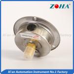 Stainless Oil Filled Vacuum Gauge , Panel Mount Air Pressure Gauge ±1.5%