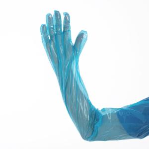 Quality 30-45 Micron Plastic Long Sleeve Disposable Gloves PE wholesale