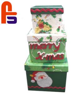Quality Nice For Christmas Beautiful Christmas Paper Cardboard Gift Boxes wholesale