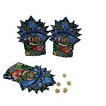 Custom Shape Zipper Digital Printing Bags 3.5g 7g 14g Cookie Aluminum Foil Mylar