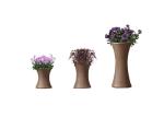 Poly Rattan Tall Plant Pots Outdoor