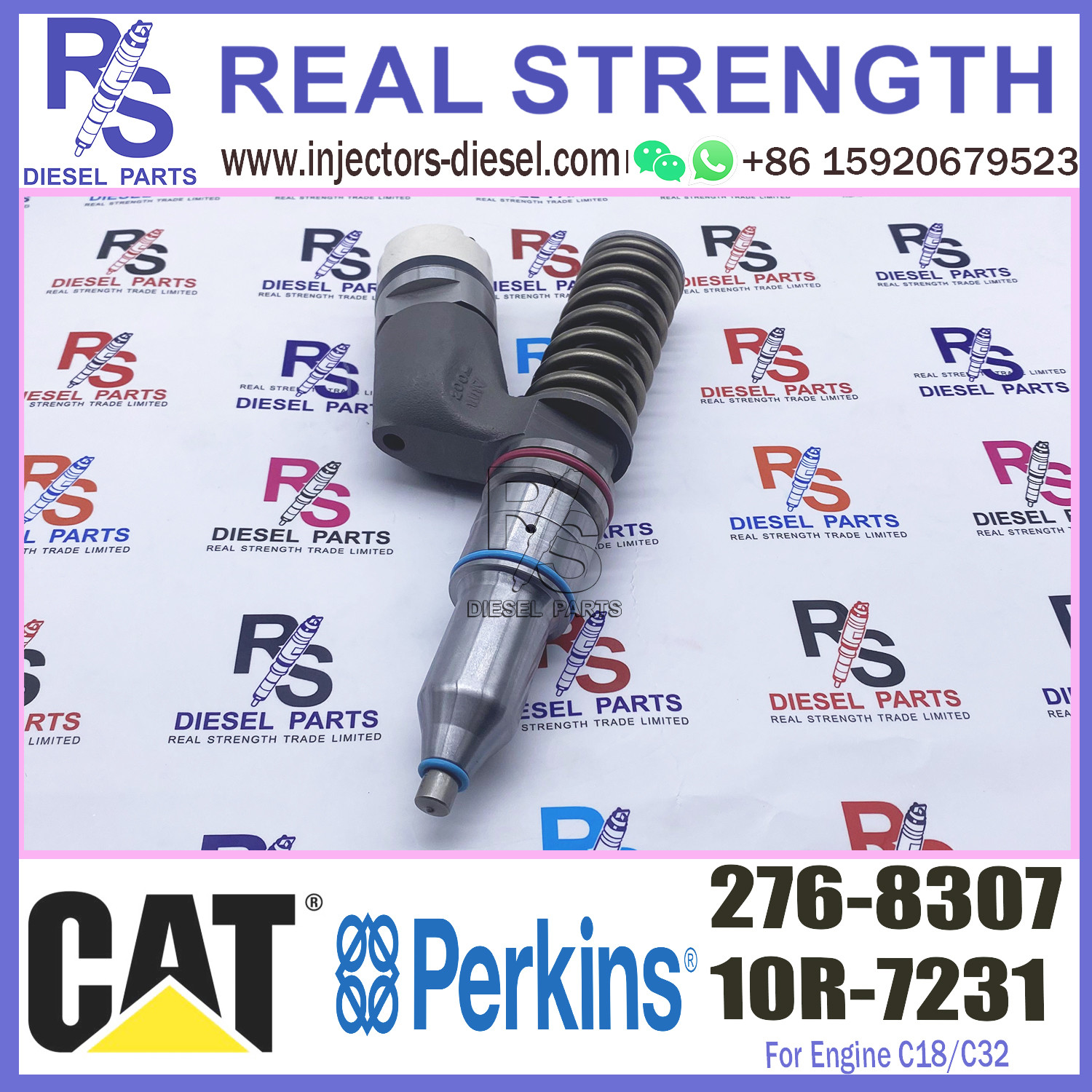 Diesel Engine Injector 276-8307 10R-7231 230-3775 235-4339 For Caterpillar C18/C32 Common Rail