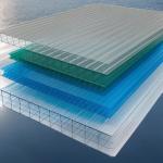 SGS Verified Weather Resistant Polycarbonate PC 3-4 Twin Wall Hollow Green Sheet