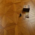 Engineered Wood Flooring Type Parquet Wood Flooring in Antiqued Mable Teak Oak