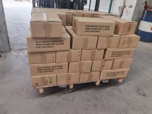 Quality 0.19mm Steel Spool Wire Carton Packing Electro Galvanized Carbon Steel Wire wholesale