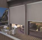 Motorized Electric Roller Blind Aluminum Outdoor Shades Sunfree